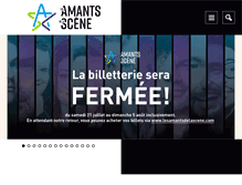 Tablet Screenshot of lesamantsdelascene.com